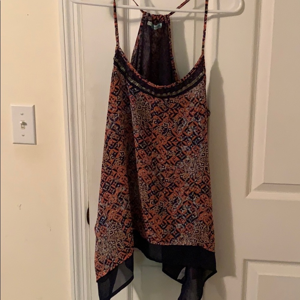 Beautiful summer beaded tank by Maurices . L